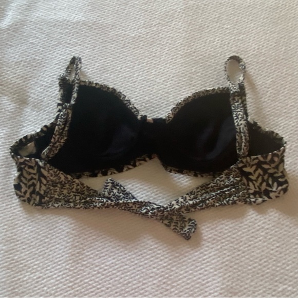 Madewell Bikini Top Size 34A Tan and Black - Picture 5 of 7